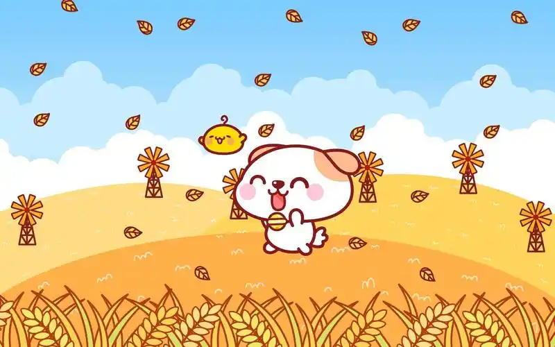 秋田君可爱卡通高清图片桌面壁纸