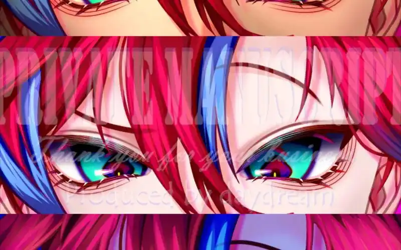 【稿件过程展示】是红发蓝色挑染帅哥!