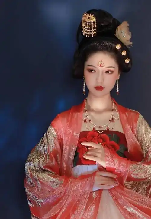 唐朝美女有多美?看到穿汉服的小姐姐,我终于明白了_女子_盛唐_发型