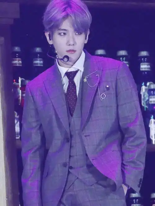 边伯贤银发真的杀我