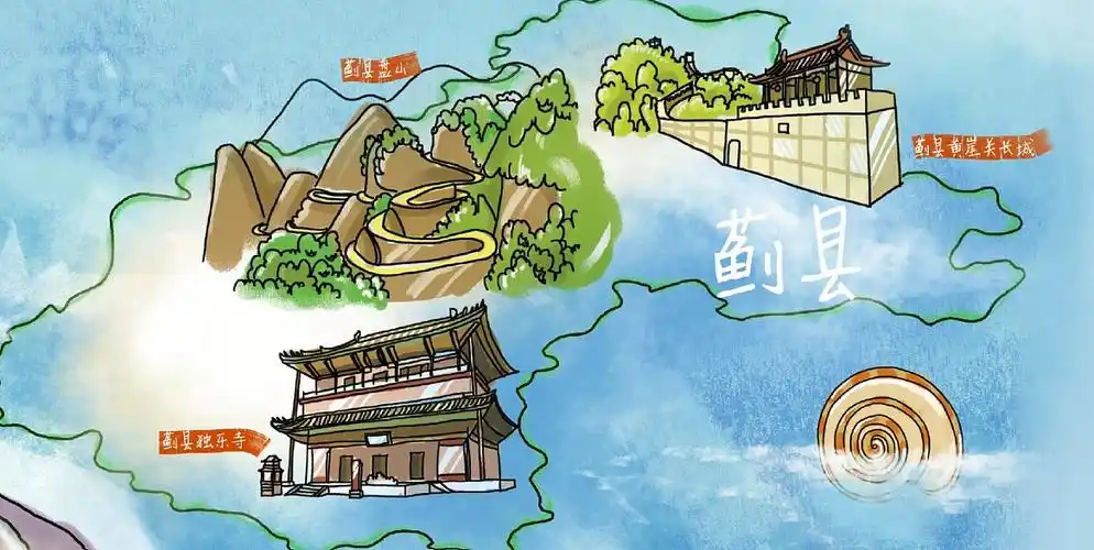 天津市手绘地图_mjc0909-站酷zcool