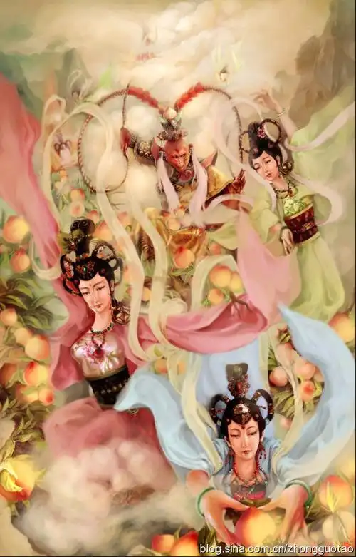 彩绘版西游记人物图