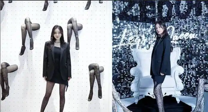 原创杨幂出席活动,钻石长袜现身,网友:这美腿真是没谁