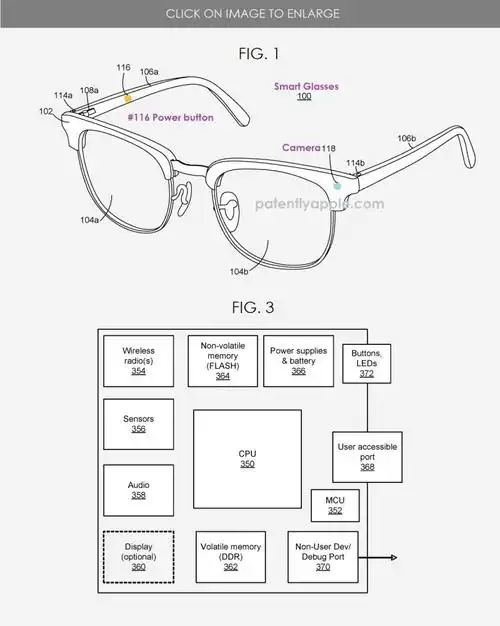 谷歌最新专利显示正在开发兼具ar功能的智能眼镜