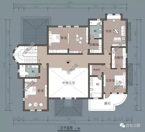 养老度假别墅,16x21米清雅欧式田园美宅(全图 预算 视频展示)