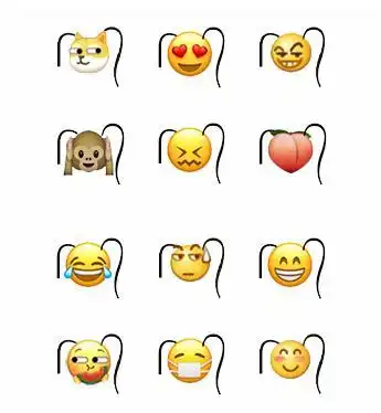 给emoji表情扎个"小辫子",你学会了吗?