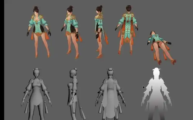 3d角色建模基础贴图绘制p3