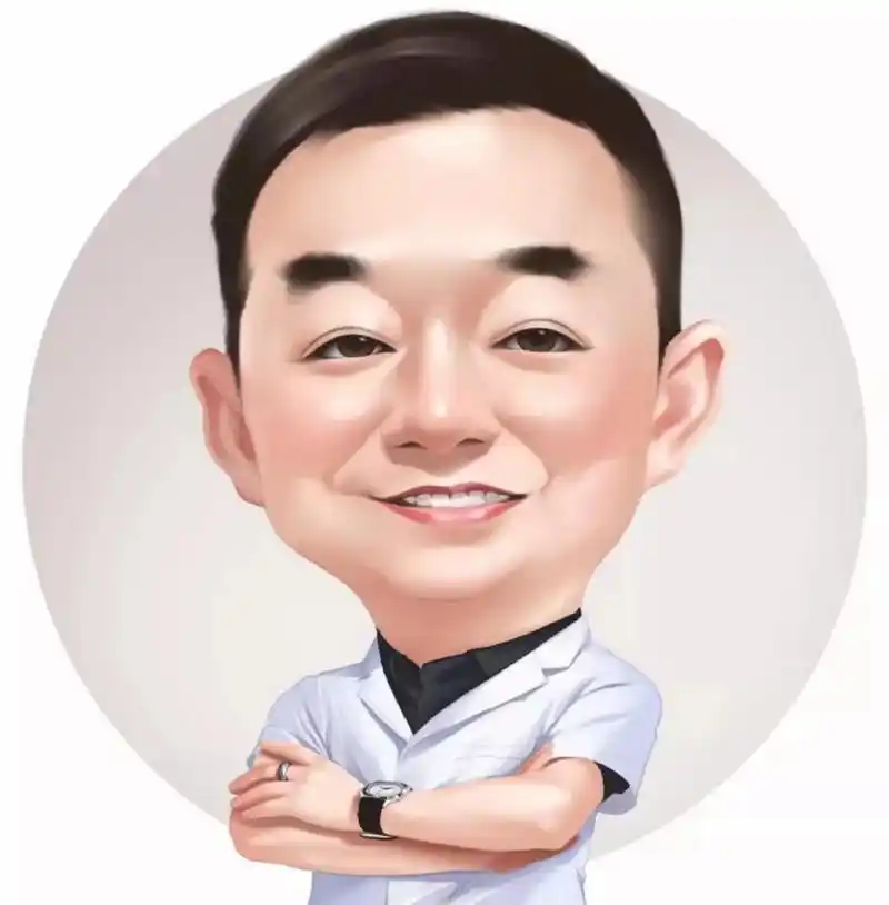 幽默风趣的大头漫画风格,适合中年大叔的真人手绘头像