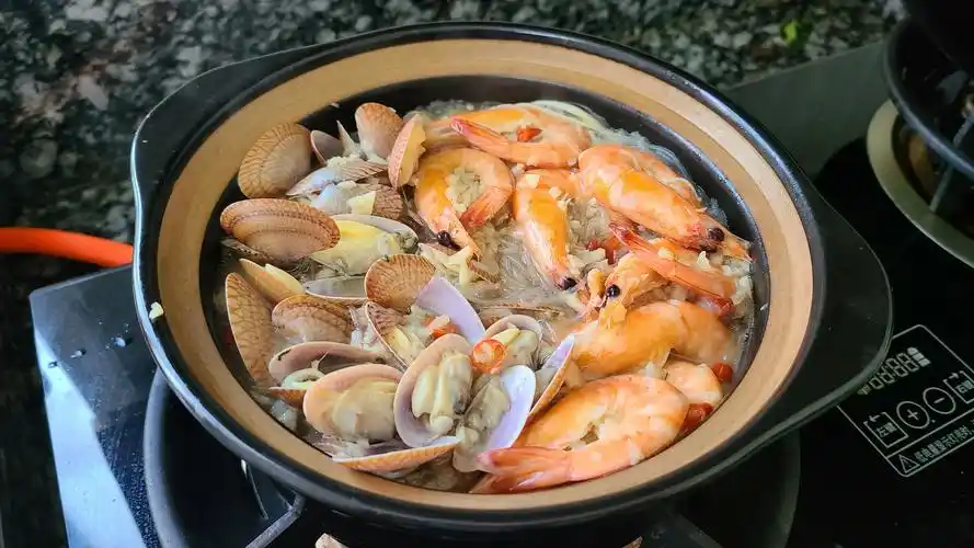 海鲜粉丝煲的做法