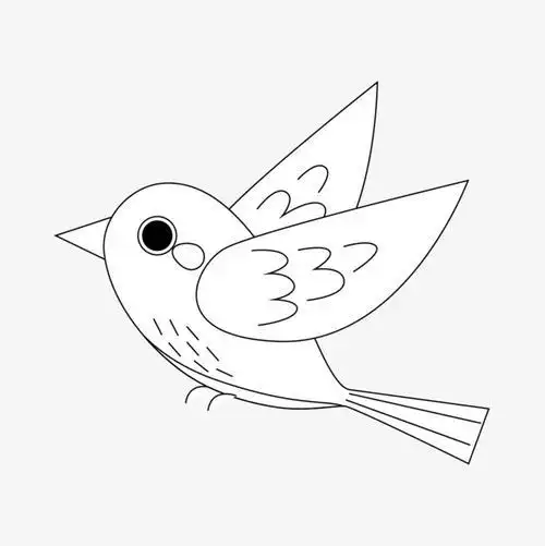 小鸟在天空飞的简笔画数字飞鸟怎么画简单又好看 小鸟简笔画飞鸟简笔