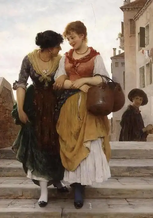 19世纪欧洲的平民生活——意大利著名画家尤金·布拉斯