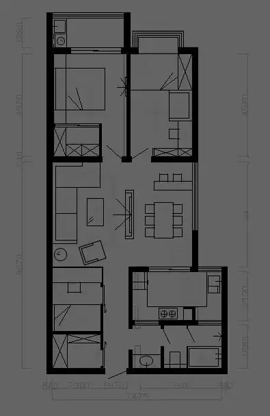 90平米俩房改三房 高手指点