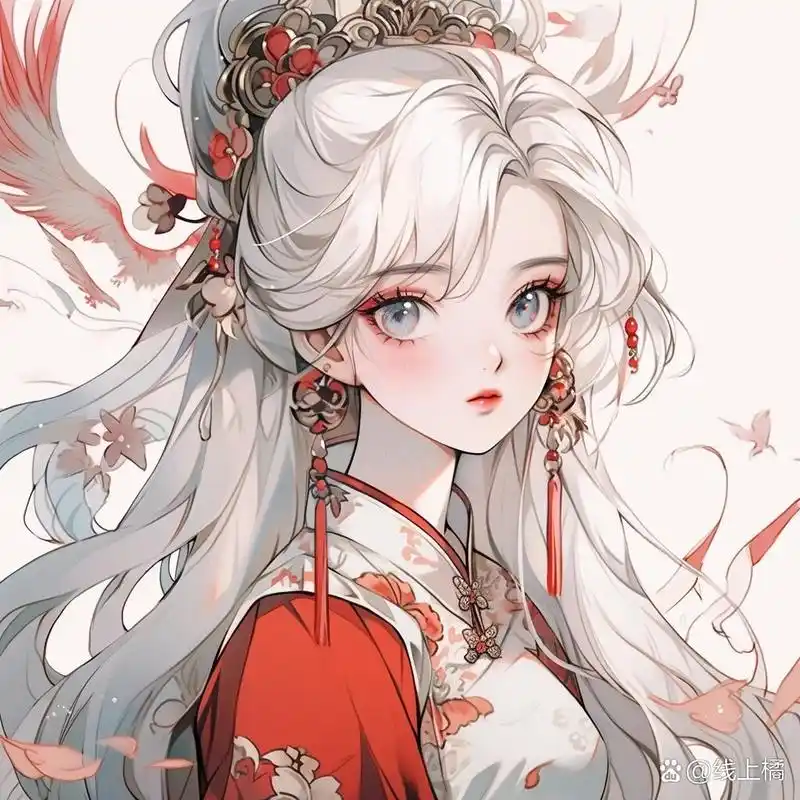 小龙女|今日高冷古风头像 #古风头像# #国风插画# #少女头像# #古風