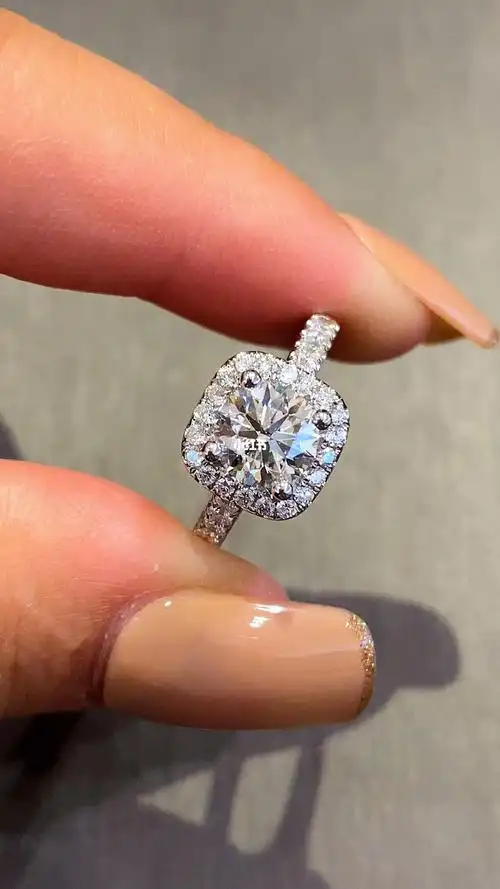 我的一克拉钻戒美哭了75显大款真香75