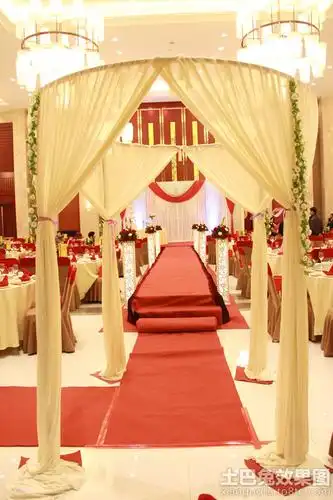 酒店婚庆布置效果图片