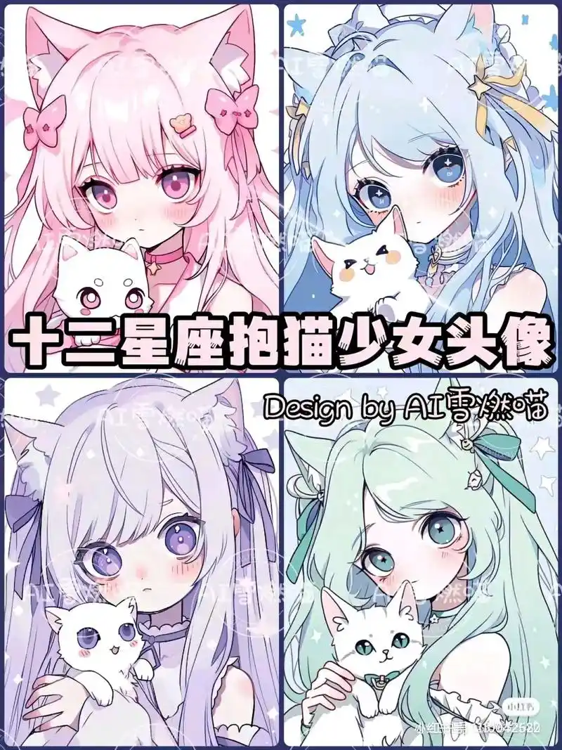 十二星座系列 #甜系女孩头像 #你们都是 - 抖音