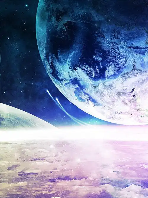 宇宙星空唯美背景图片