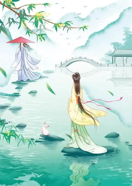 古风唯美图片(唯美古风山水意境插画欣赏)