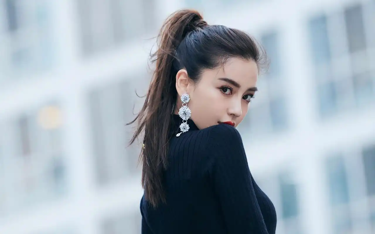 杨颖复古时尚性感图片桌面壁纸