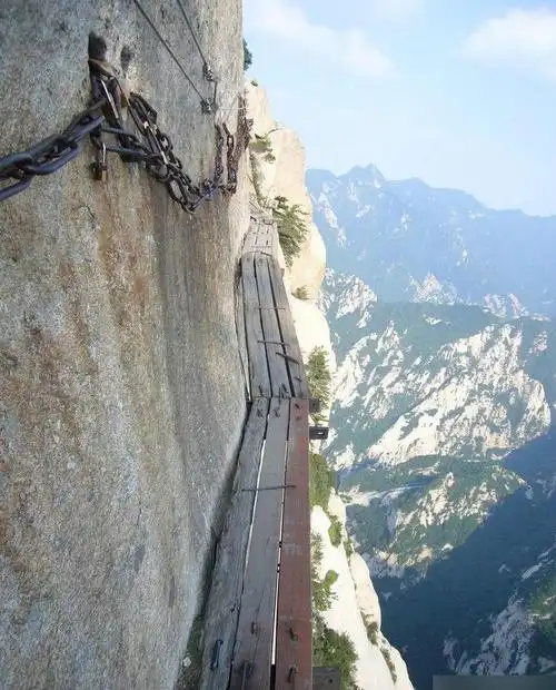 真是触目惊心的华山栈道【图文】