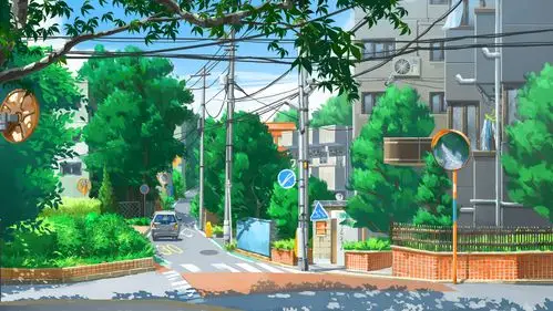 二次元动漫原画场景图片桌面壁纸