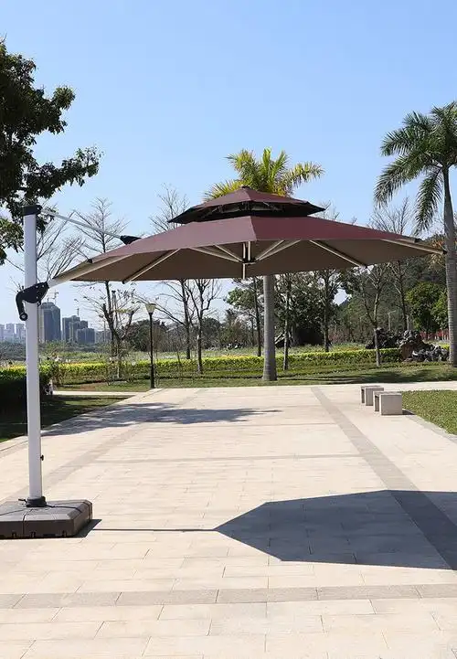 户外遮阳伞庭院伞大号太阳伞大雨伞摆摊商用防风防晒罗马伞四代大罗马