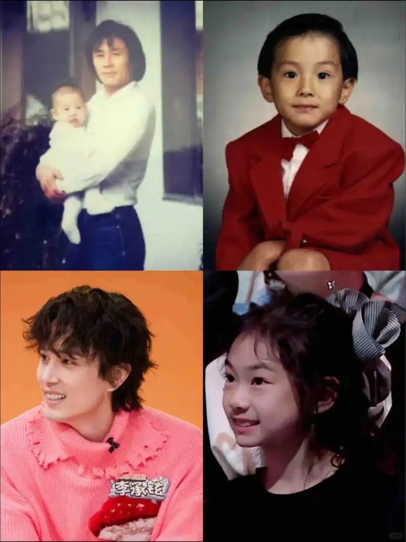 lucky小时候长得像戚薇,长大后又像李承铉 lucky小时候长得像戚薇