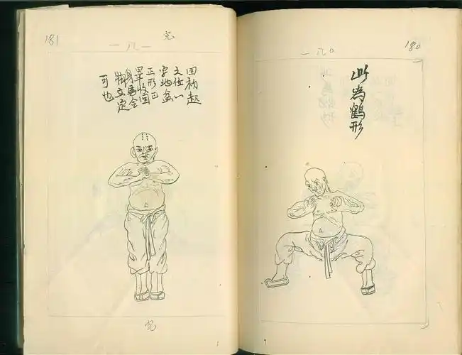 国技大观少年林拳术图说(武功秘籍写本)