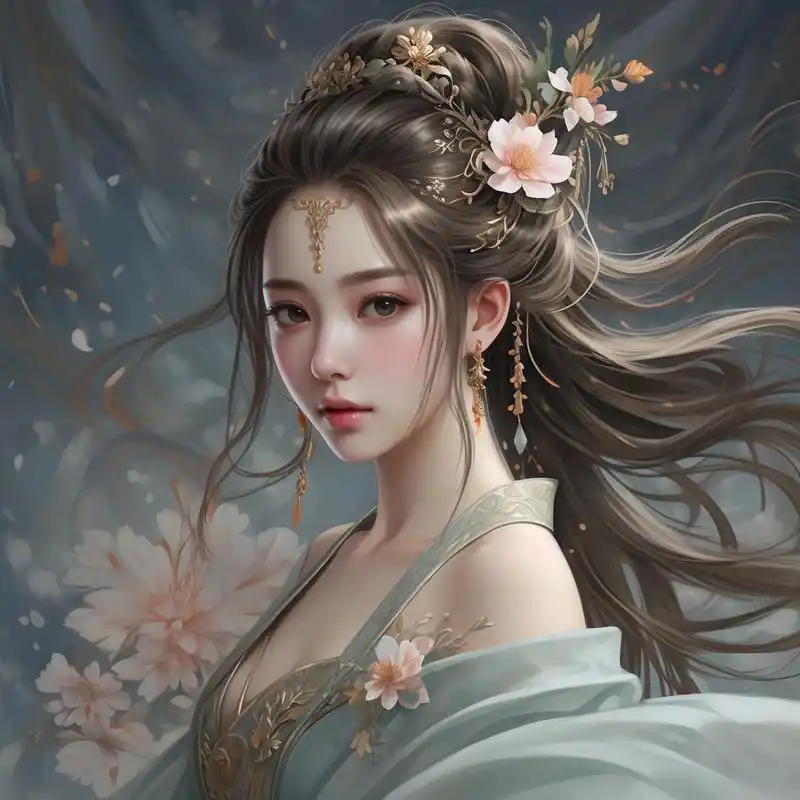 94高冷古风女生漫画头像94