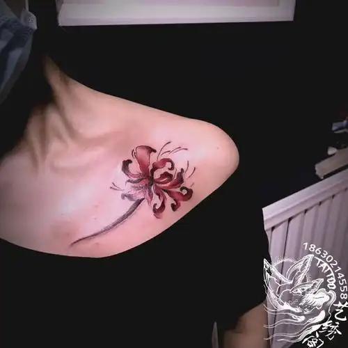 彼岸花_纹身吧社区 - 纹身大咖