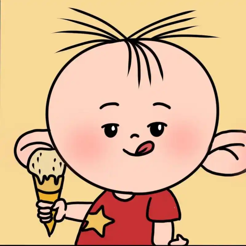 大耳朵图图四宫格简笔画|(附线稿) "我叫胡图图