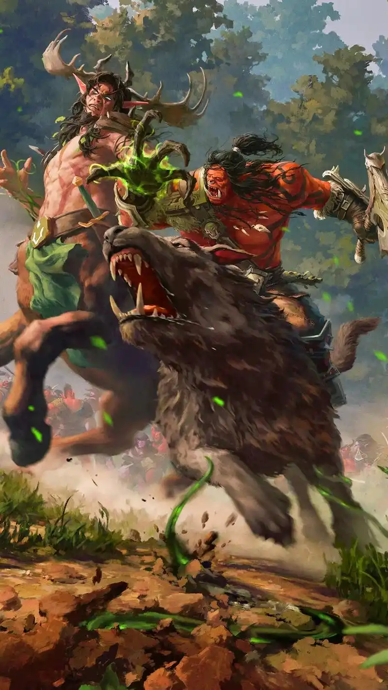 送你一张壁纸#魔兽世界  - 抖音