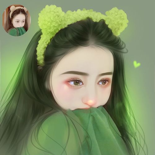 爱画画的子衿真人照片转手绘 q版卡通绘画素描肖像漫画人物设计定制作