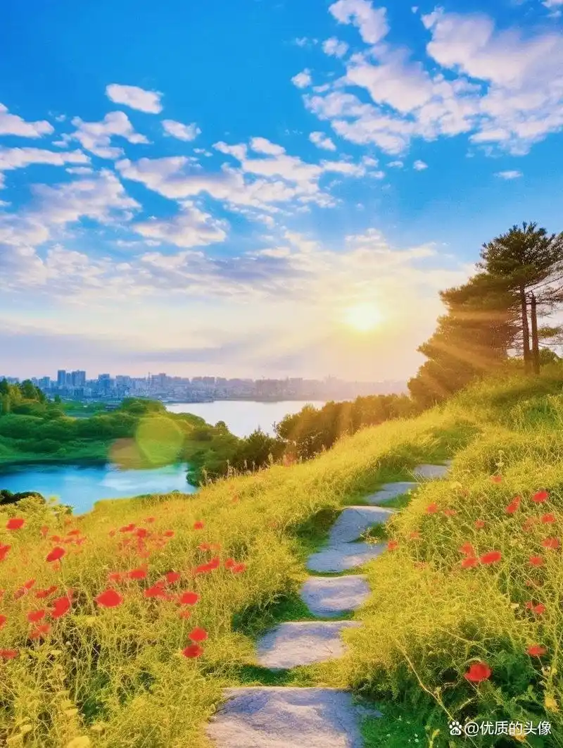 治愈系秋日风景图片头像