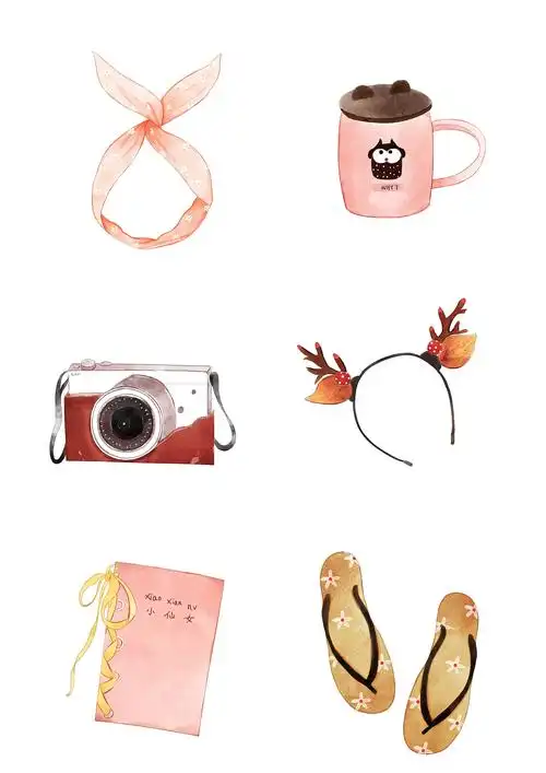 水彩板绘小物品|插画|商业插画|铃子插画 - 原创作品 - 站酷 (zcool)