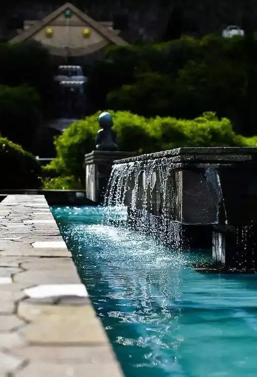 叠水让庭院妙趣横生-景观设计-筑龙园林景观论坛