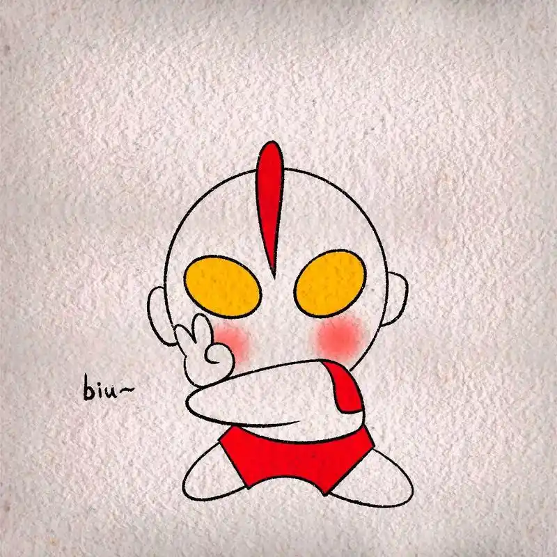 图文伙伴计划 简笔画教程:奥特曼简笔画!艾特你有手的朋友给 - 抖音