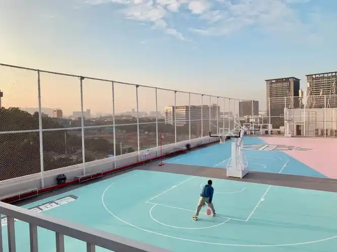 日落天台|深圳竟然有个这么ins 风的篮球场