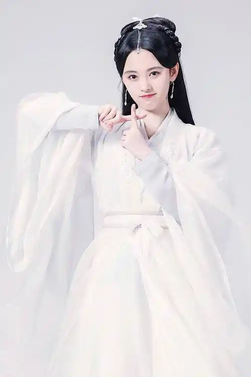 超高清国内美女明星鞠婧祎古装艺术写真图片壁纸