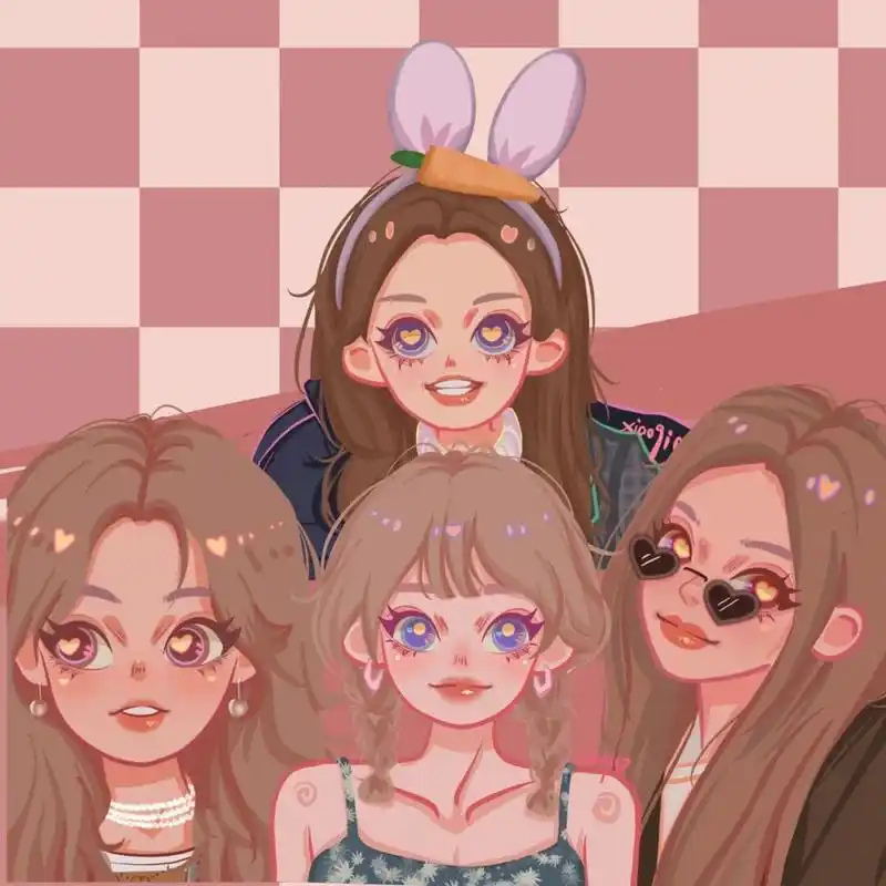 blackpink无偿头像来啦 #lisa# #jennie# #彩英# #秀智#.