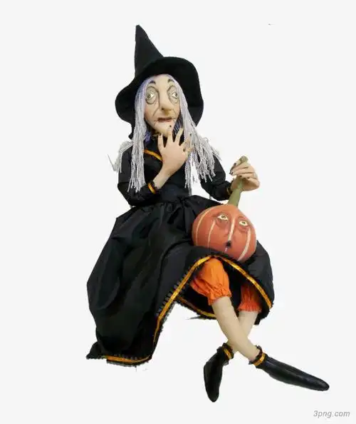 巫师png素材透明免抠图片-节日元素