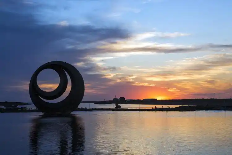 营口鲅鱼圈月亮湖晚霞(2017.08.25)