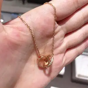 卡地亚黄金项链