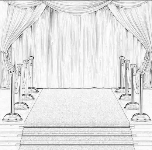 我需要一些舞台图画的图片,素描的.急急急急急急!