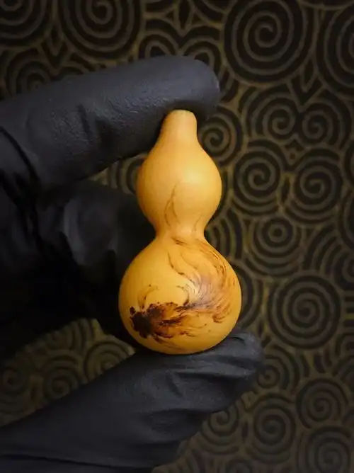 金玉满堂手工烙画小葫芦