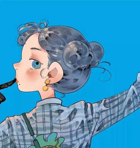 手绘插画头像丨有点个性