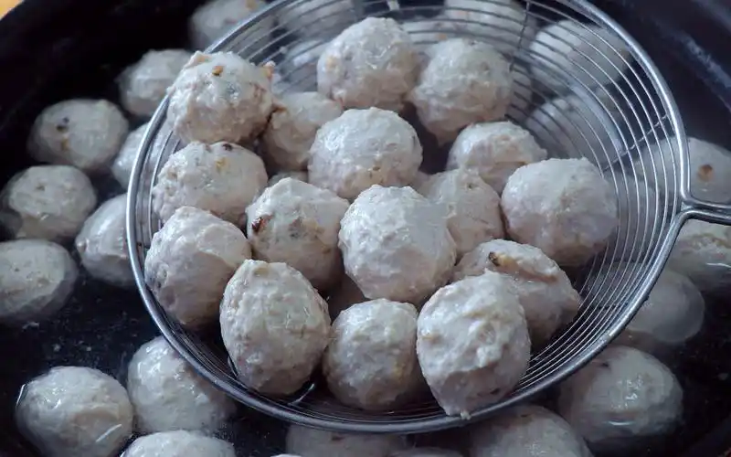 【香菇猪肉丸】劲道q弹肉丸原来这么简单