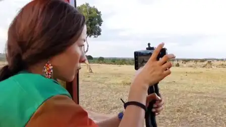 江一燕在非洲用华为p30 pro野拍!好赞!