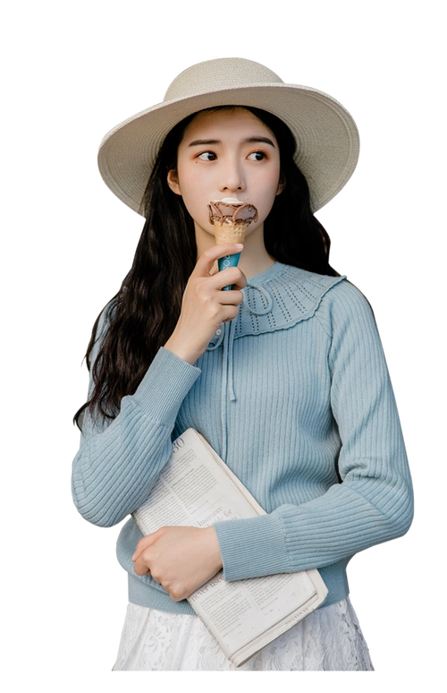 美女模特亚洲人物素材png时尚人物青春少女模特人物