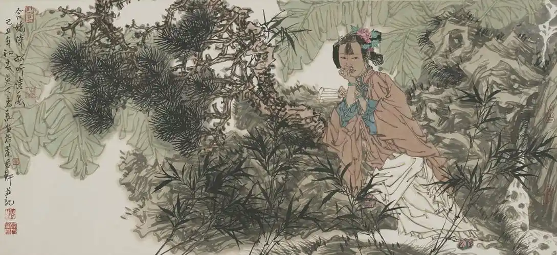 拍卖信息拍品名称:徐惠泉 含娇倚松图录号:239年代:艺术家:徐惠泉材质